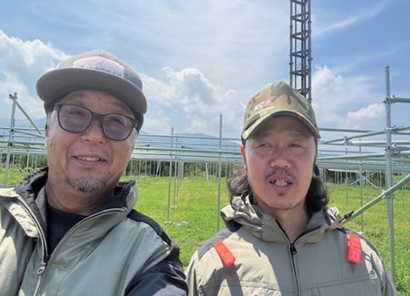 写真：取引先のお客様